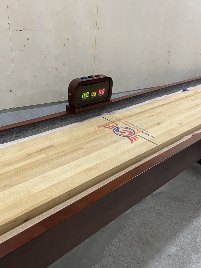 Ferdig montert elektronisk digital poengteller til shuffleboard