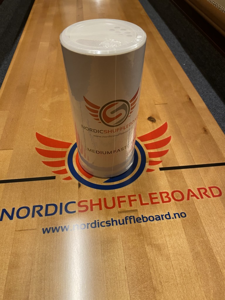 Shuffleboard strøpulver medium fast game